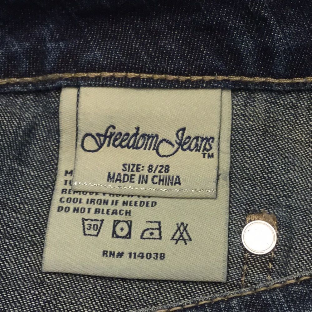 freedom Jeans Denim Skirt w/Four Pockets - Picture 8 of 8